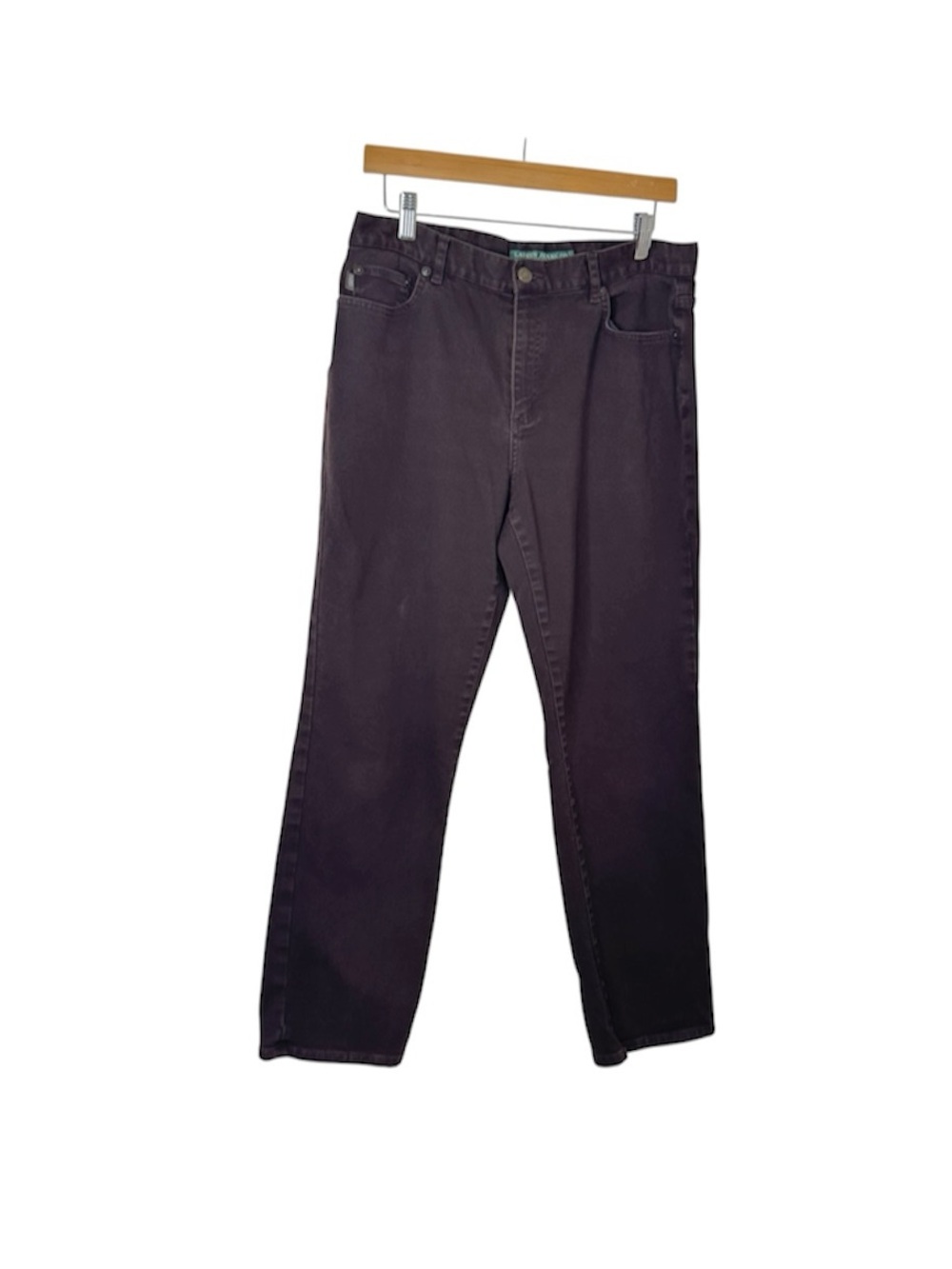 Lauren Ralph Lauren Dark Brown Cotton Blend Jeans Size 12P